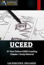 01 Year Online UCEED Coaching Classes + Study Material