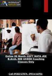 Online 06 Month CEPTNATAJEE B.Arch.NIDUCEED Coaching Classes Only